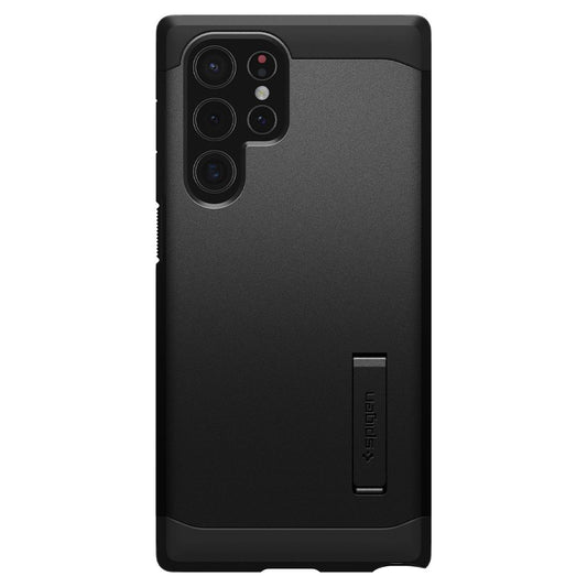 Deksel for Samsung Galaxy S22 Ultra 5G S908, Spigen, Tough Armor, Svart ACS03923
