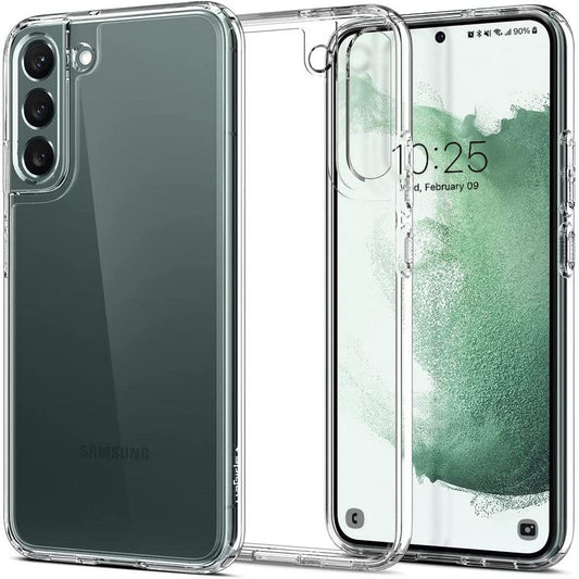 Deksel for Samsung Galaxy S22 5G S901, Spigen, Ultra Hybrid, Transparent ACS03988