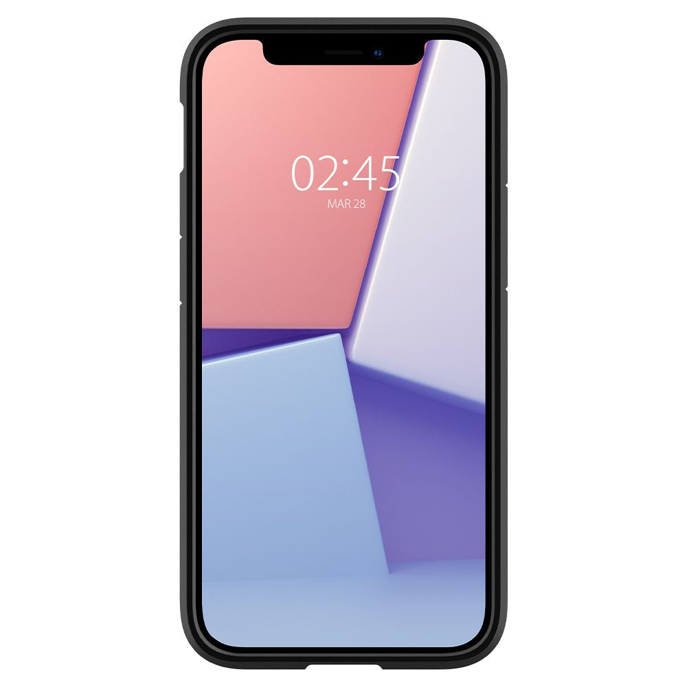 Deksel for Apple iPhone 12 / 12 Pro, Spigen, Ultra Hybrid, Svart ACS01703