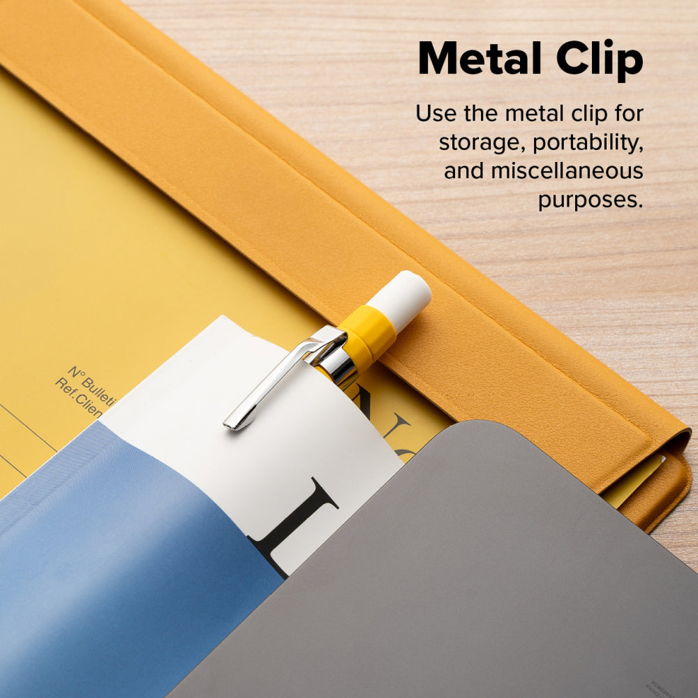 Ringke Drafting-etui for Apple Pencil Pro / Pencil (Generasjon 2), Hvit