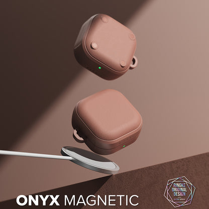 Ringke Onyx magnetisk deksel for Samsung Galaxy Buds4 / Buds4 Pro, bronse