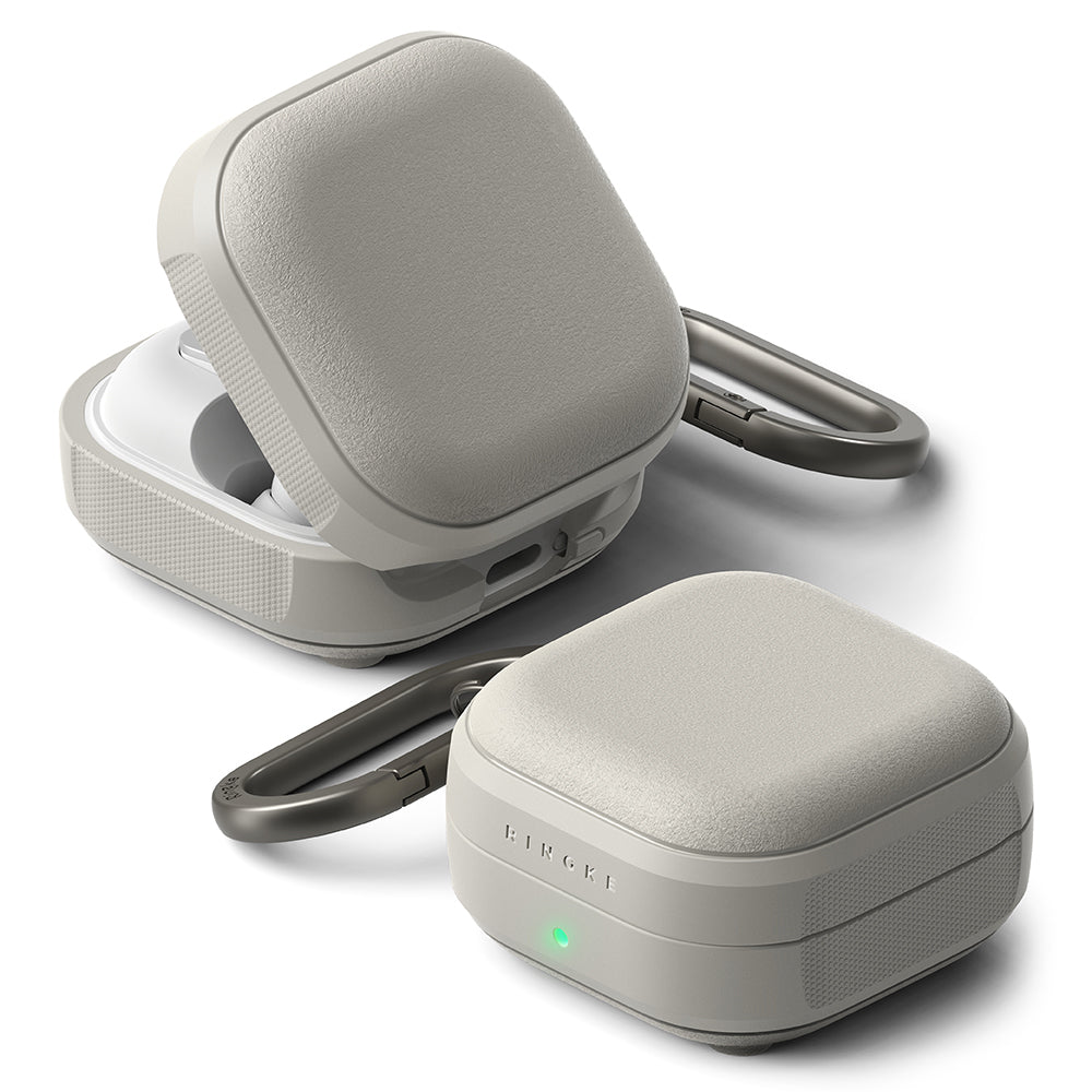 Ringke Onyx Magnetic deksel for Samsung Galaxy Buds4 / Buds4 Pro, Grå