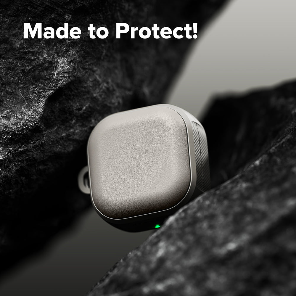 Ringke Onyx Magnetic deksel for Samsung Galaxy Buds4 / Buds4 Pro, Grå