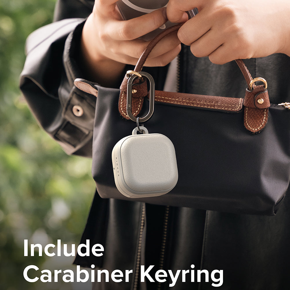 Ringke Onyx Magnetic deksel for Samsung Galaxy Buds4 / Buds4 Pro, Grå