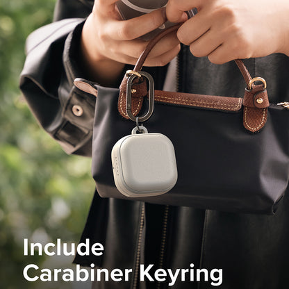 Ringke Onyx Magnetic deksel for Samsung Galaxy Buds4 / Buds4 Pro, Grå