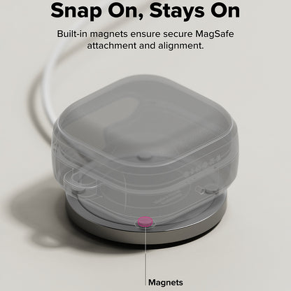 Ringke Onyx Magnetic deksel for Samsung Galaxy Buds4 / Buds4 Pro, Grå