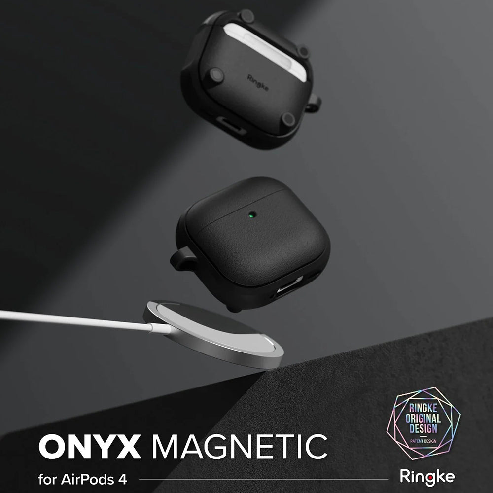 Ringke Onyx Magnetic deksel for Apple AirPods 4, grønn