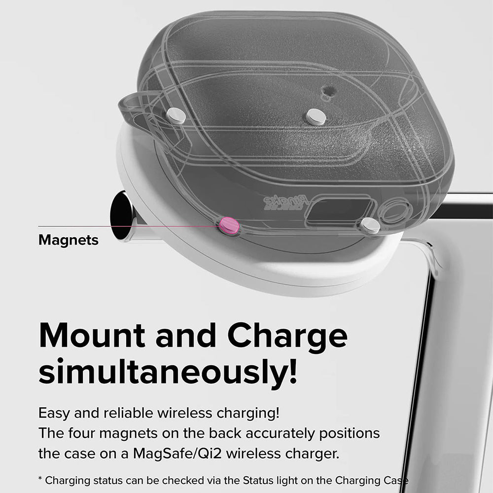 Ringke Onyx Magnetic-etui for Samsung Galaxy Buds3 FE / Buds3 Pro / Buds3, Grønn
