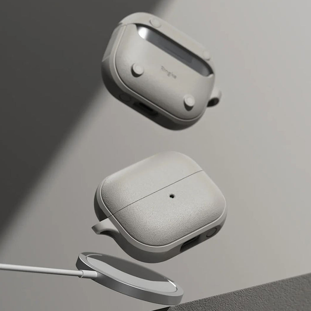 Ringke Onyx Magnetic-etui for Samsung Galaxy Buds3 FE / Buds3 Pro / Buds3, Grå