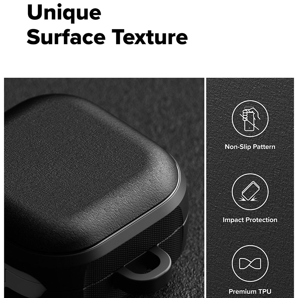 Ringke Onyx Magnetic deksel for Samsung Galaxy Buds4 / Buds4 Pro, Svart