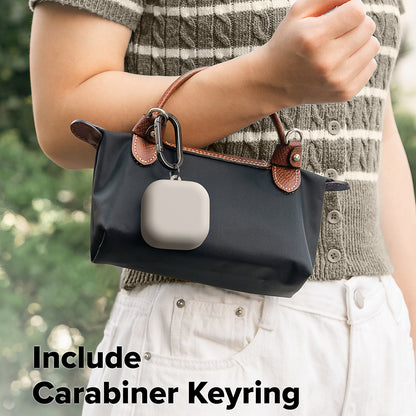 Ringke-etui for Samsung Galaxy Buds4 / Buds4 Pro, Krem