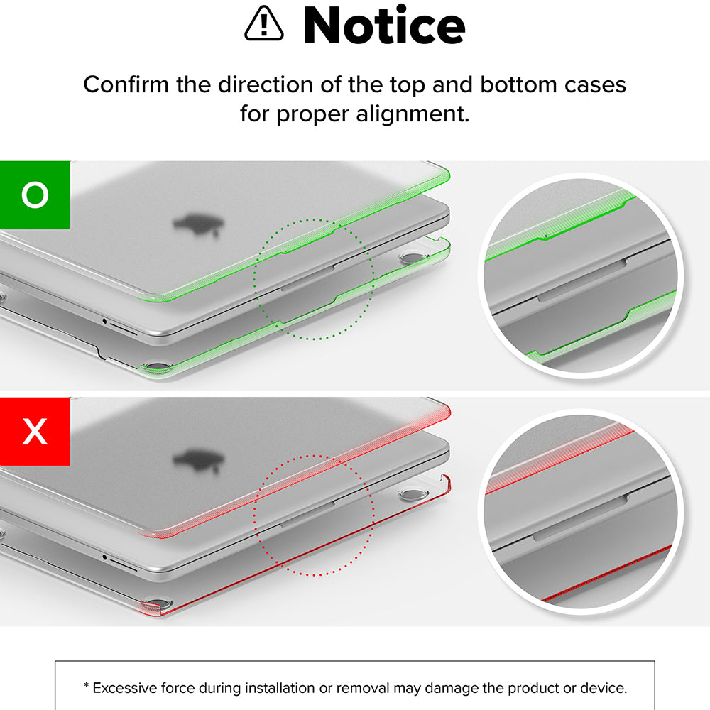Ringke Slim-deksel til Apple MacBook Neo 13 tommer, matt transparent