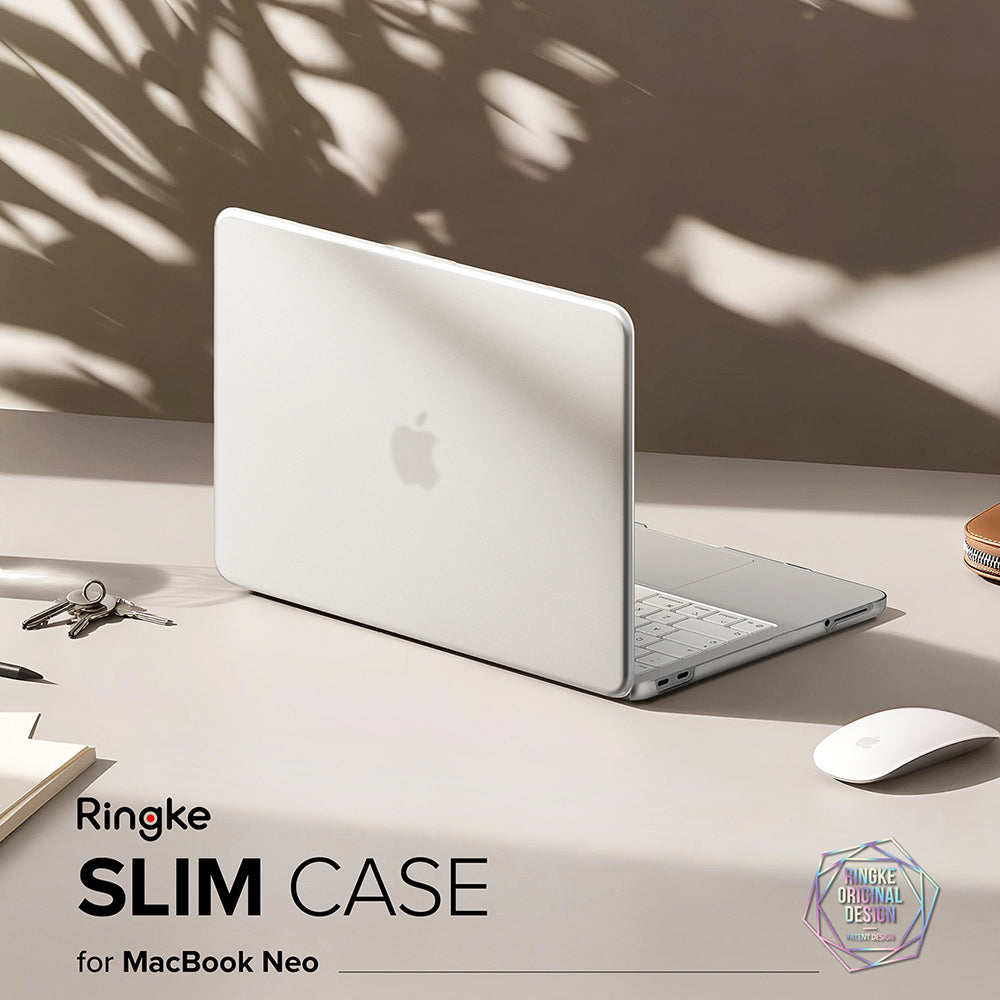 Ringke Slim-deksel til Apple MacBook Neo 13 tommer, matt transparent