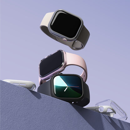 Ringke Slim deksel for Apple Watch Series 10 / 11 46mm, Sett med 2 stk, Matt svart / Transparent