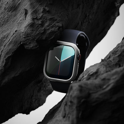 Ringke Slim deksel for Apple Watch Series 10 / 11 46mm, Sett med 2 stk, Matt svart / Transparent