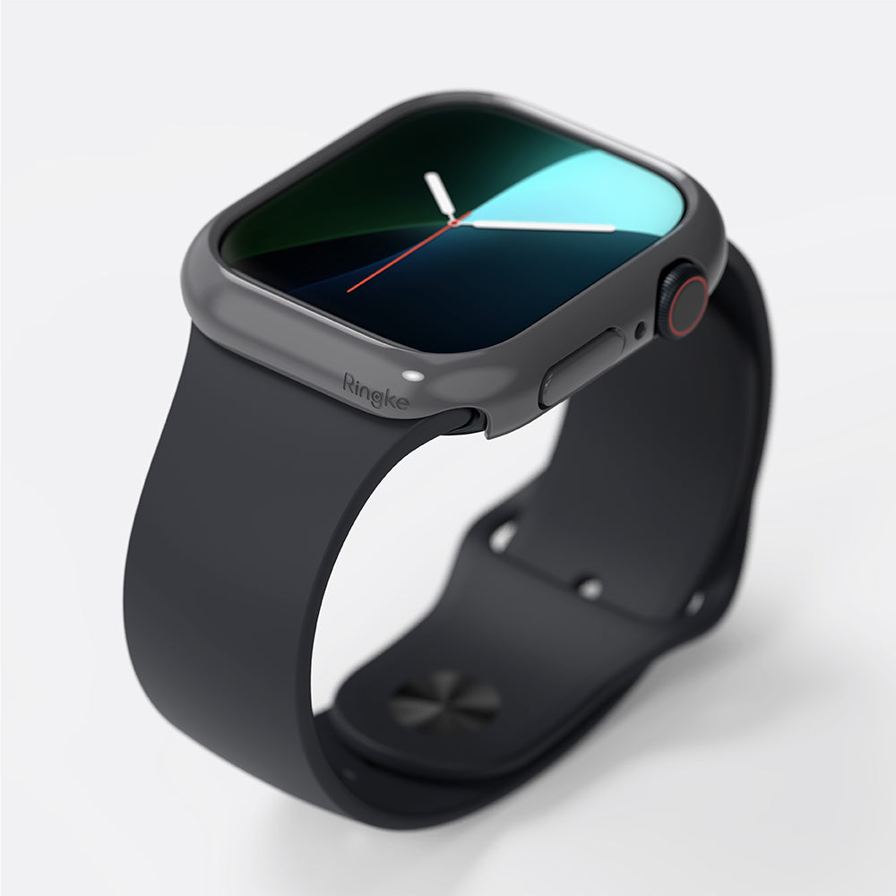 Ringke Slim deksel for Apple Watch Series 10 / 11 46mm, Sett med 2 stk, Matt svart / Transparent