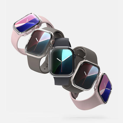 Ringke Slim deksel for Apple Watch Series 10 / 11 46mm, Sett med 2 stk, Matt svart / Transparent