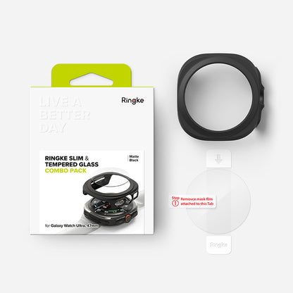 Ringke Slim-etui for Samsung Galaxy Watch Ultra, matt svart
