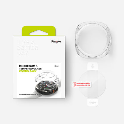 Ringke Slim deksel for Samsung Galaxy Watch Ultra, gjennomsiktig