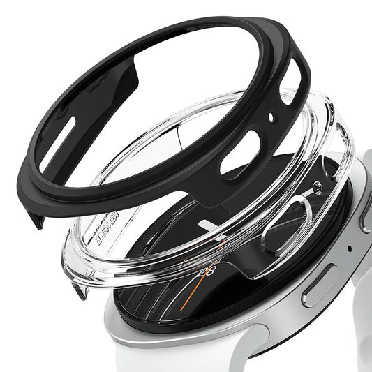 Ringke Slim deksel for Samsung Galaxy Watch8 40mm, sett med 2 stk, matt svart