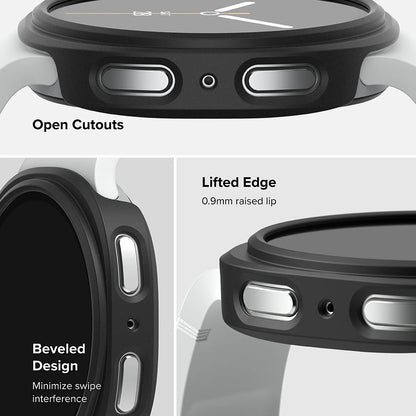 Ringke Slim deksel for Samsung Galaxy Watch8 40mm, sett med 2 stk, matt svart