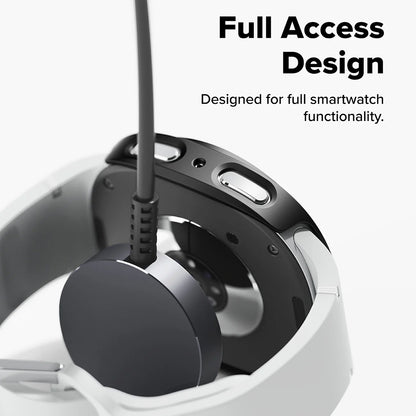Ringke Slim deksel for Samsung Galaxy Watch8 44mm, sett med 2 stk, matt svart