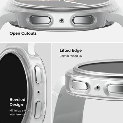 Ringke Slim deksel for Samsung Galaxy Watch8 Classic, sett med 2 stk, gjennomsiktig
