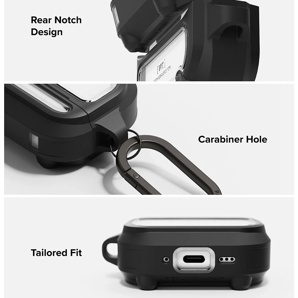 Ringke UX-etui for Apple AirPods Pro 3, Transparent
