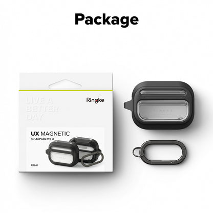 Ringke UX-etui for Apple AirPods Pro 3, Transparent