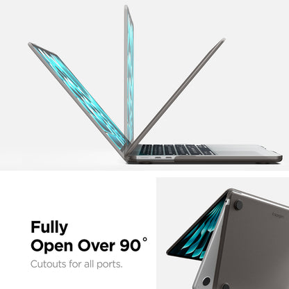 Spigen Airskin-etui for Apple MacBook Air 13 tommer (2026) / (2025) / (2024) / (2022), Satinert svart ACS11531