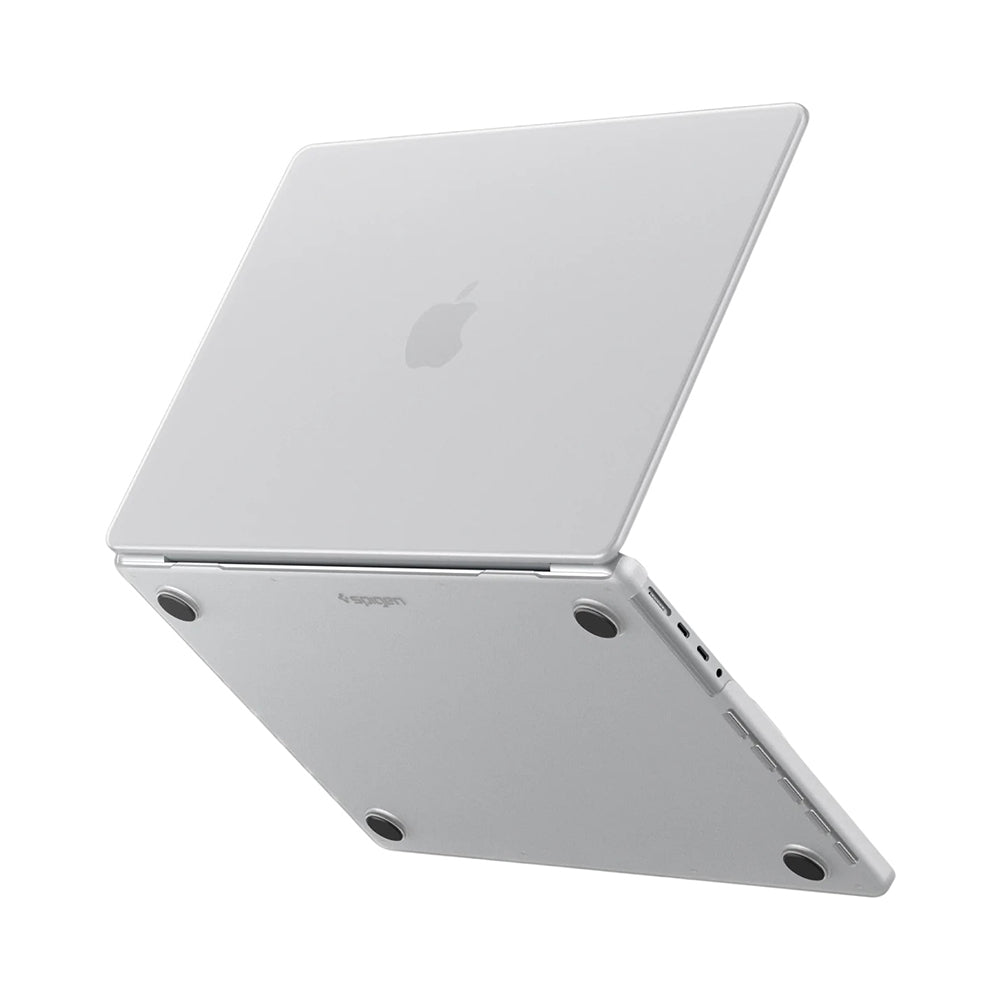 Spigen Airskin deksel for Apple MacBook Pro 14 tommer (2026) / (2025) / (2023) / (2022) / (2021), Satinert Transparent ACS11528