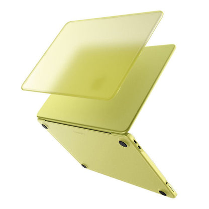 Spigen Airskin-etui for Apple MacBook Neo 13 tommer, Satinert Gul ACS11544