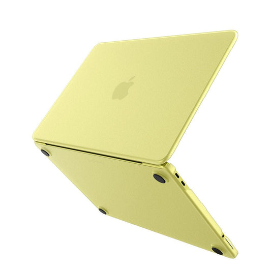 Spigen Airskin-etui for Apple MacBook Neo 13 tommer, Satinert Gul ACS11544