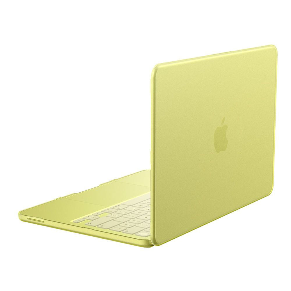 Spigen Airskin-etui for Apple MacBook Neo 13 tommer, Satinert Gul ACS11544