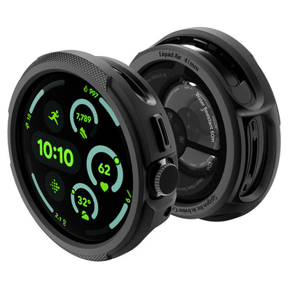 Spigen Liquid Air deksel for Google Pixel Watch 4 41mm, Matt svart ACS09483