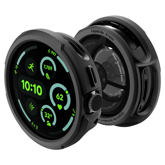 Spigen Liquid Air deksel for Google Pixel Watch 4 41mm, Matt svart ACS09483