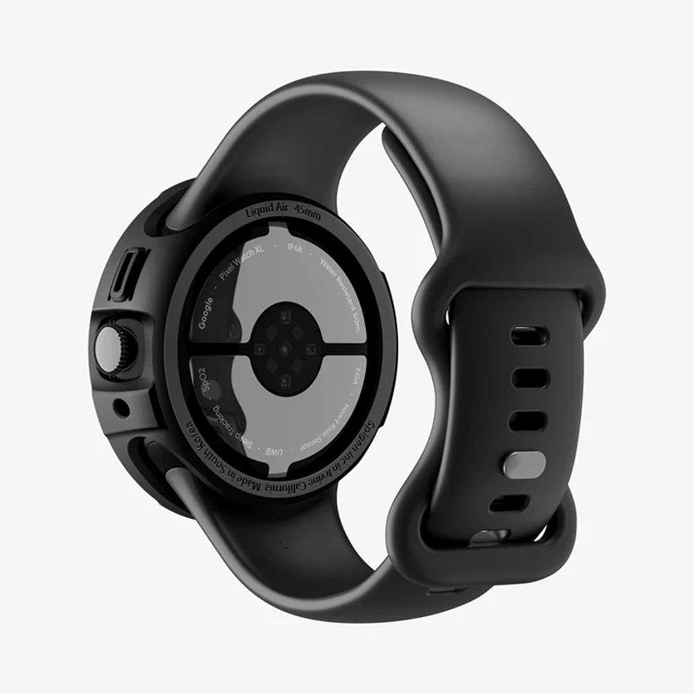 Spigen Liquid Air deksel for Google Pixel Watch 4 45mm, Matt svart ACS11222