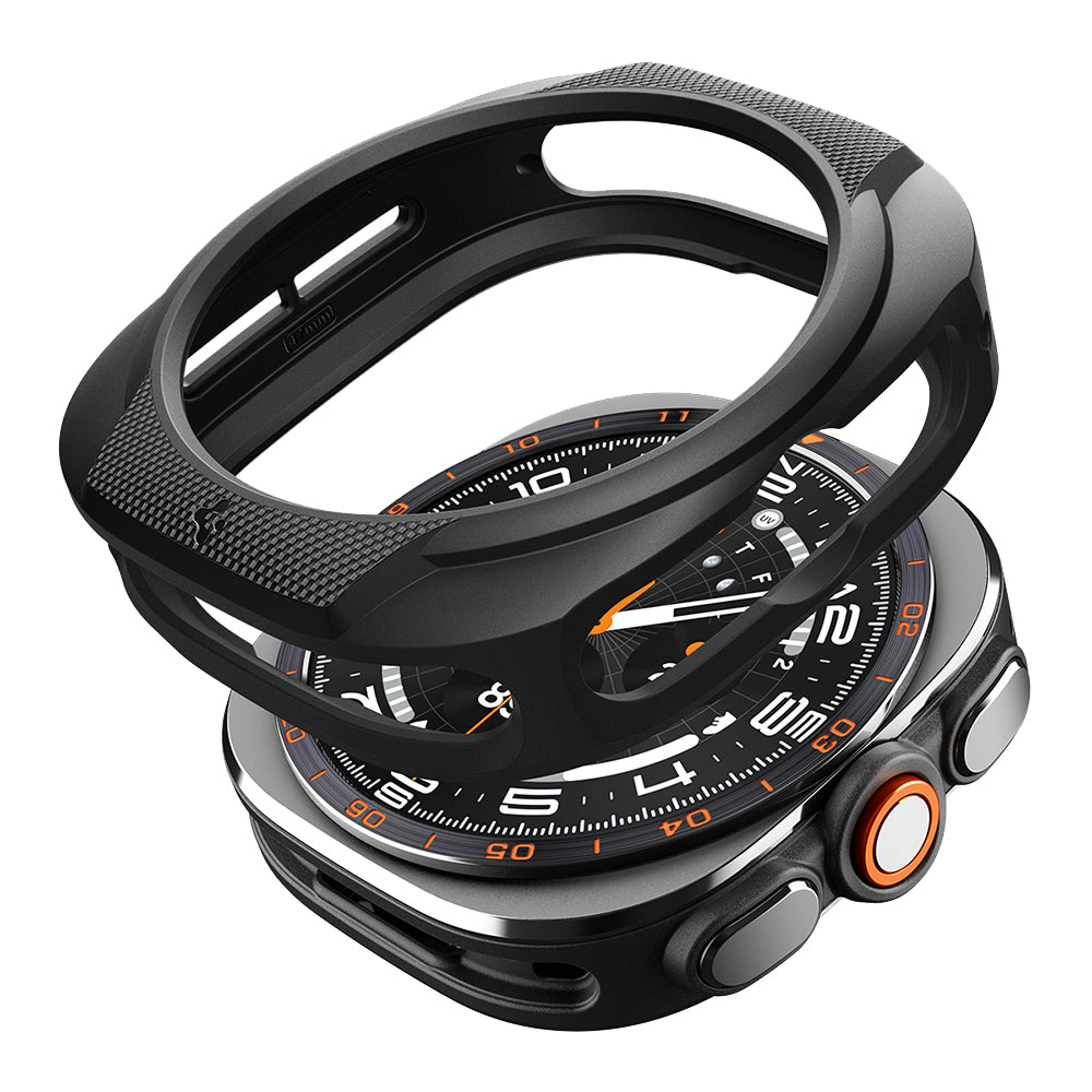Spigen Liquid Air deksel for Samsung Galaxy Watch Ultra2, Matt svart ACS11610