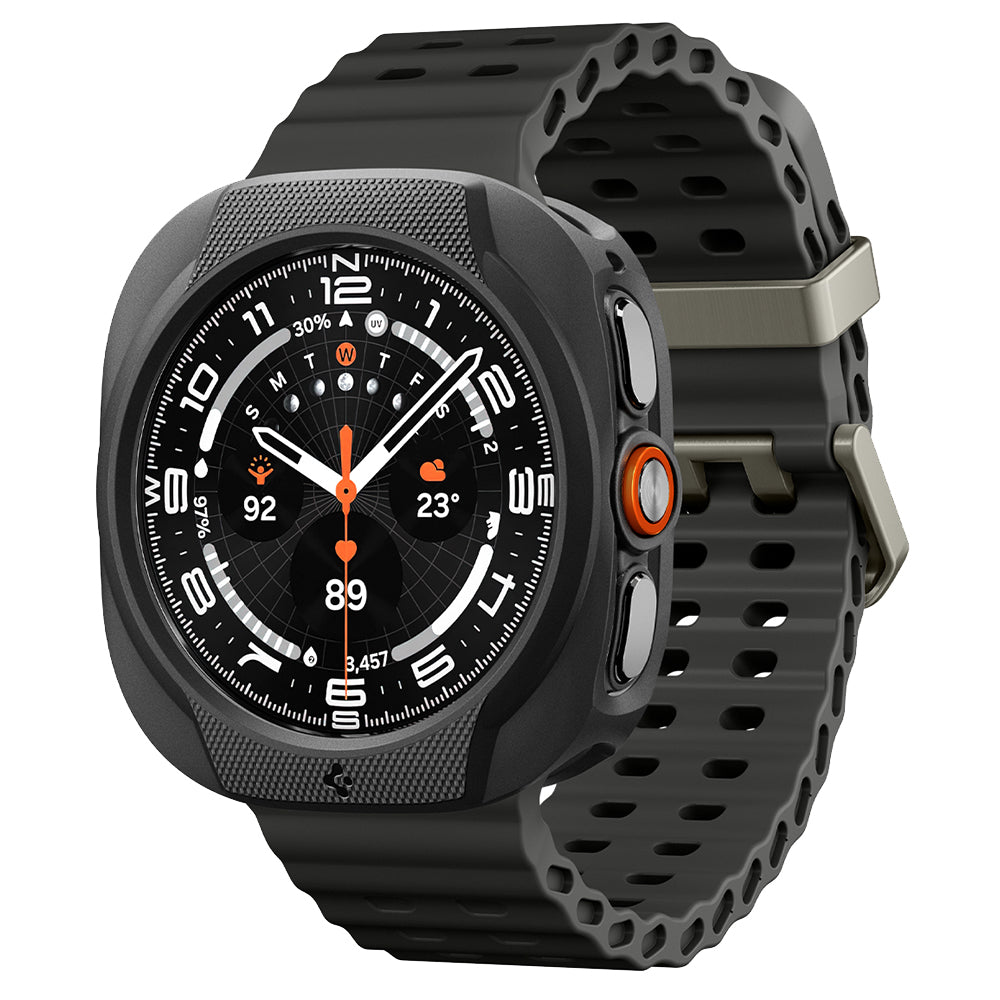 Spigen Liquid Air deksel for Samsung Galaxy Watch Ultra2, Matt svart ACS11610