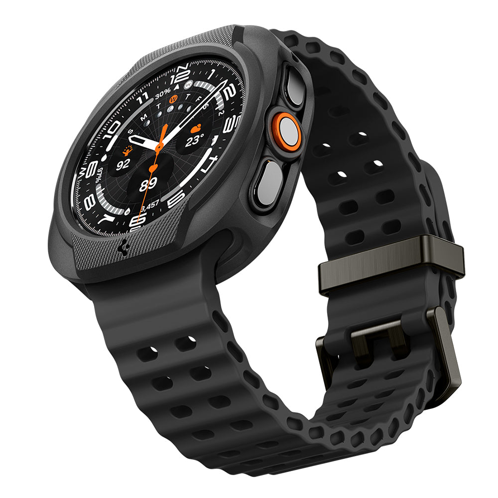 Spigen Liquid Air deksel for Samsung Galaxy Watch Ultra2, Matt svart ACS11610