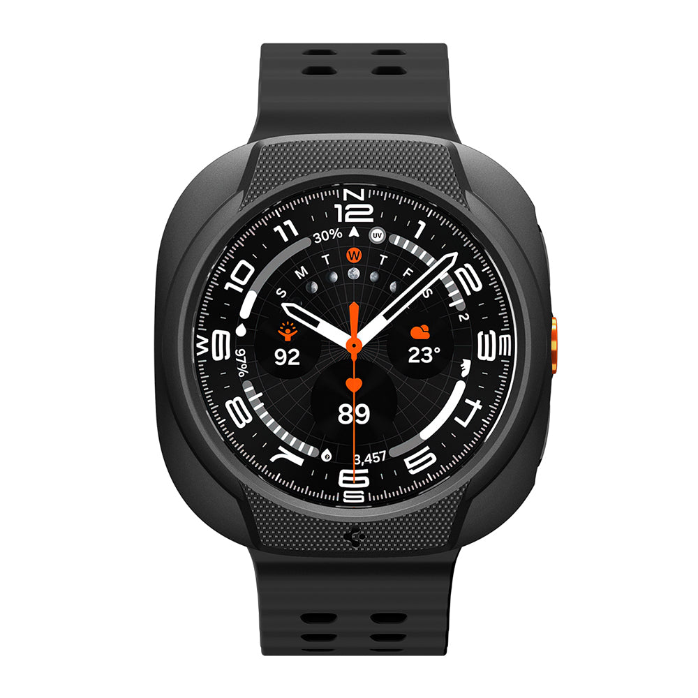 Spigen Liquid Air deksel for Samsung Galaxy Watch Ultra2, Matt svart ACS11610