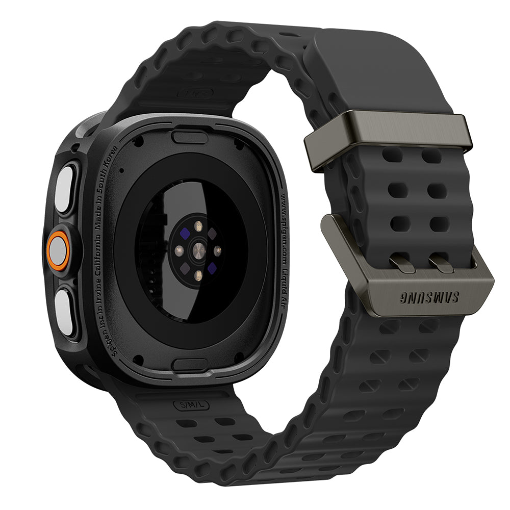 Spigen Liquid Air deksel for Samsung Galaxy Watch Ultra2, Matt svart ACS11610