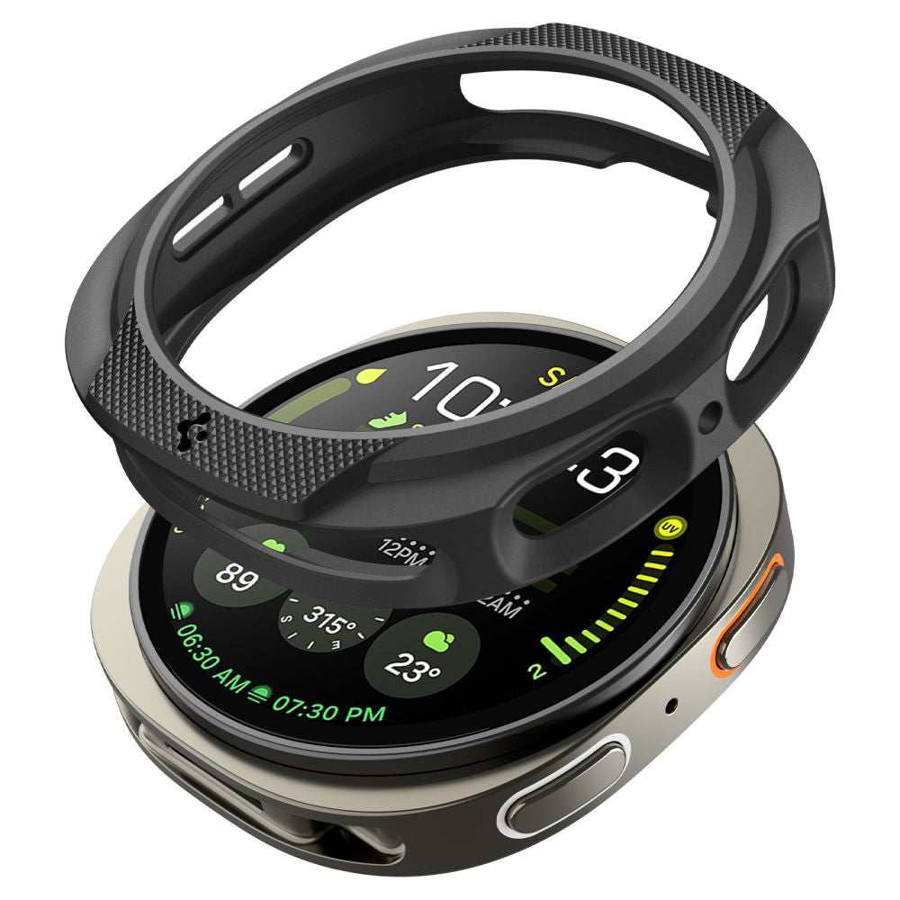 Spigen Liquid Air deksel for Samsung Galaxy Watch8 40mm, Matt Svart ACS09840