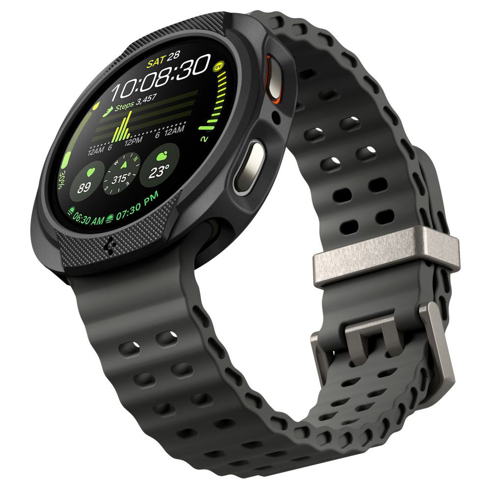 Spigen Liquid Air deksel for Samsung Galaxy Watch8 44mm, Matt svart ACS09839