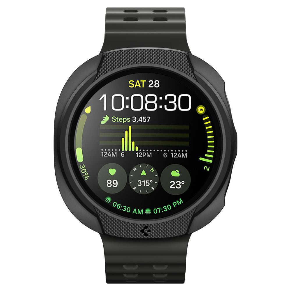 Spigen Liquid Air deksel for Samsung Galaxy Watch8 44mm, Matt svart ACS09839