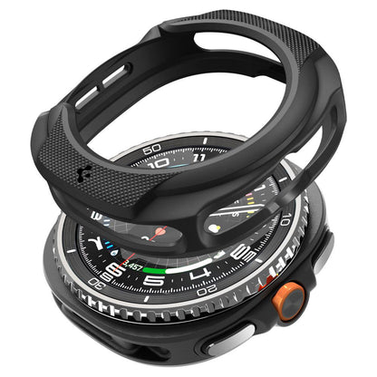 Spigen Liquid Air deksel for Samsung Galaxy Watch8 Classic, Matt Svart ACS09841