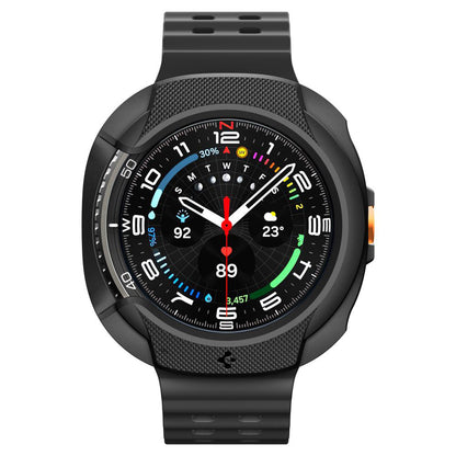 Spigen Liquid Air deksel for Samsung Galaxy Watch8 Classic, Matt Svart ACS09841