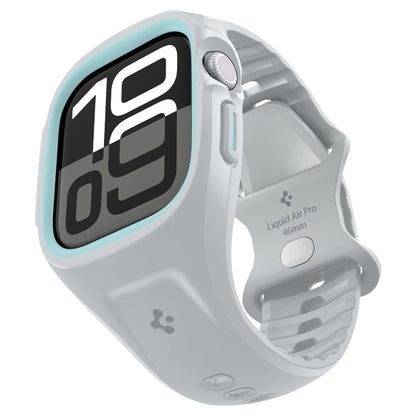 Spigen Liquid Air Pro deksel for Apple Watch Series 10 / 11 46mm, Grå ACS09318