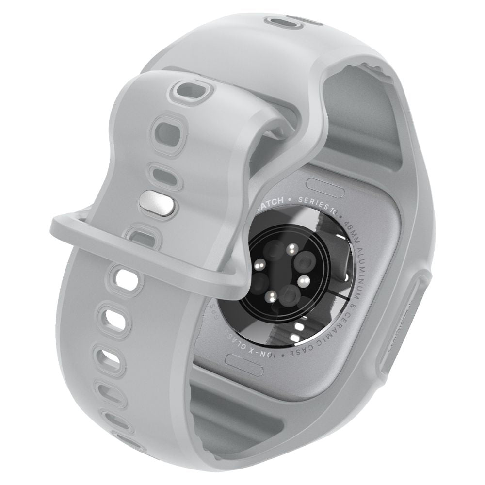 Spigen Liquid Air Pro deksel for Apple Watch Series 10 / 11 46mm, Grå ACS09318