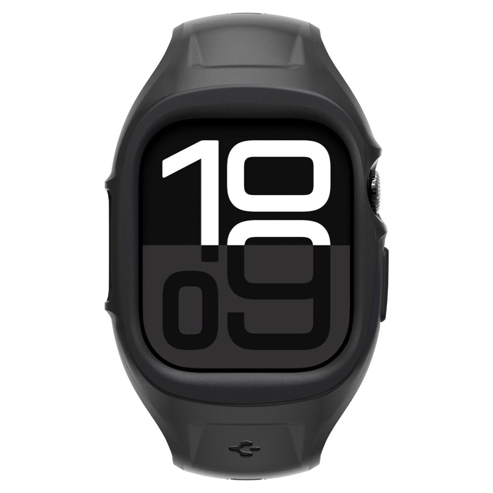 Spigen Liquid Air Pro deksel for Apple Watch Series 10 / 11 46mm, Matt Svart ACS09317